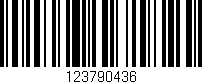 Código de barras (EAN, GTIN, SKU, ISBN): '123790436'