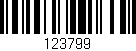 Código de barras (EAN, GTIN, SKU, ISBN): '123799'