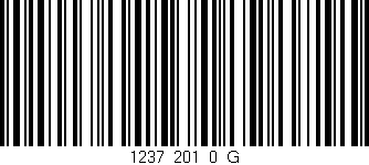 Código de barras (EAN, GTIN, SKU, ISBN): '1237_201_0_G'