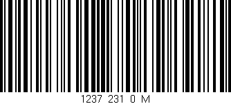 Código de barras (EAN, GTIN, SKU, ISBN): '1237_231_0_M'