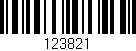 Código de barras (EAN, GTIN, SKU, ISBN): '123821'