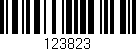 Código de barras (EAN, GTIN, SKU, ISBN): '123823'