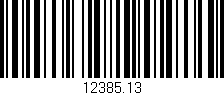 Código de barras (EAN, GTIN, SKU, ISBN): '12385.13'