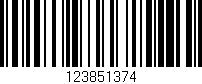 Código de barras (EAN, GTIN, SKU, ISBN): '123851374'
