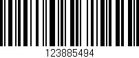 Código de barras (EAN, GTIN, SKU, ISBN): '123885494'