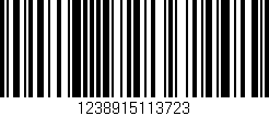 Código de barras (EAN, GTIN, SKU, ISBN): '1238915113723'