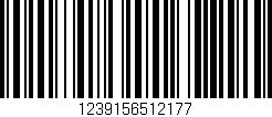 Código de barras (EAN, GTIN, SKU, ISBN): '1239156512177'