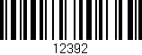 Código de barras (EAN, GTIN, SKU, ISBN): '12392'