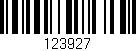 Código de barras (EAN, GTIN, SKU, ISBN): '123927'