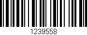 Código de barras (EAN, GTIN, SKU, ISBN): '1239558'