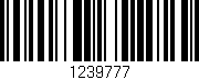 Código de barras (EAN, GTIN, SKU, ISBN): '1239777'