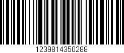 Código de barras (EAN, GTIN, SKU, ISBN): '1239814350288'