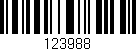 Código de barras (EAN, GTIN, SKU, ISBN): '123988'