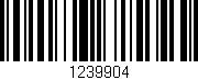 Código de barras (EAN, GTIN, SKU, ISBN): '1239904'