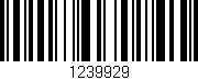 Código de barras (EAN, GTIN, SKU, ISBN): '1239929'