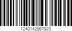 Código de barras (EAN, GTIN, SKU, ISBN): '1240142987923'
