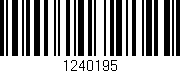 Código de barras (EAN, GTIN, SKU, ISBN): '1240195'