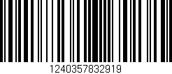 Código de barras (EAN, GTIN, SKU, ISBN): '1240357832919'