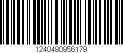 Código de barras (EAN, GTIN, SKU, ISBN): '1240480956179'