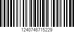 Código de barras (EAN, GTIN, SKU, ISBN): '1240746715229'