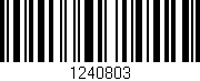 Código de barras (EAN, GTIN, SKU, ISBN): '1240803'