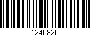 Código de barras (EAN, GTIN, SKU, ISBN): '1240820'