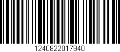 Código de barras (EAN, GTIN, SKU, ISBN): '1240822017940'