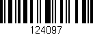 Código de barras (EAN, GTIN, SKU, ISBN): '124097'