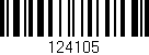 Código de barras (EAN, GTIN, SKU, ISBN): '124105'
