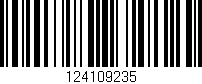 Código de barras (EAN, GTIN, SKU, ISBN): '124109235'