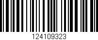 Código de barras (EAN, GTIN, SKU, ISBN): '124109323'