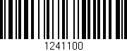 Código de barras (EAN, GTIN, SKU, ISBN): '1241100'