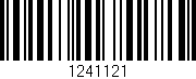 Código de barras (EAN, GTIN, SKU, ISBN): '1241121'