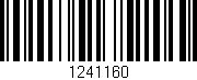 Código de barras (EAN, GTIN, SKU, ISBN): '1241160'