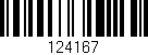 Código de barras (EAN, GTIN, SKU, ISBN): '124167'