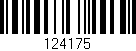 Código de barras (EAN, GTIN, SKU, ISBN): '124175'