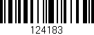 Código de barras (EAN, GTIN, SKU, ISBN): '124183'