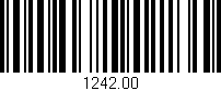 Código de barras (EAN, GTIN, SKU, ISBN): '1242.00'
