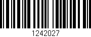 Código de barras (EAN, GTIN, SKU, ISBN): '1242027'