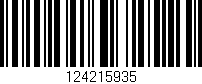 Código de barras (EAN, GTIN, SKU, ISBN): '124215935'