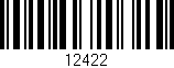 Código de barras (EAN, GTIN, SKU, ISBN): '12422'