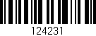 Código de barras (EAN, GTIN, SKU, ISBN): '124231'
