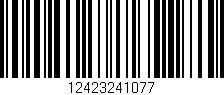 Código de barras (EAN, GTIN, SKU, ISBN): '12423241077'