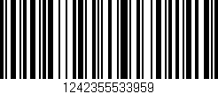 Código de barras (EAN, GTIN, SKU, ISBN): '1242355533959'