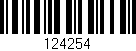 Código de barras (EAN, GTIN, SKU, ISBN): '124254'