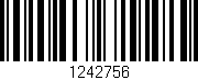 Código de barras (EAN, GTIN, SKU, ISBN): '1242756'