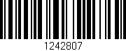 Código de barras (EAN, GTIN, SKU, ISBN): '1242807'