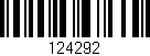 Código de barras (EAN, GTIN, SKU, ISBN): '124292'