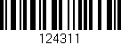 Código de barras (EAN, GTIN, SKU, ISBN): '124311'