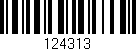 Código de barras (EAN, GTIN, SKU, ISBN): '124313'